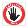 Employees Only Floor Marking Sign | Protector FireSafety