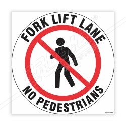 Fork Lift Lane Floor Marking Sign | Protector FireSafety