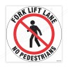 Fork Lift Lane Floor Marking Sign | Protector FireSafety