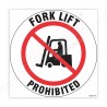 Fork Lift Prohibited Floor Marking Sign | Protector FireSafety