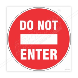 Do Not Enter Floor Marking Sign | Protector FireSafety