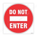 Do Not Enter Floor Marking Sign | Protector FireSafety