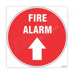 Fire Alarm Up Arrow Floor Marking Sign| Protector FireSafety