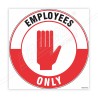Employees Only Floor Marking Sign| Protector FireSafety