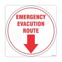 Emergency Evacuation Route Floor Marking Sign| Protector FireSafety