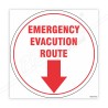 Emergency Evacuation Route Floor Marking Sign| Protector FireSafety