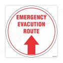 Emergency Evacuation Route Floor Marking Sign | Protector FireSafety