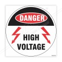 Danger High Voltage Floor Marking Sign| Protector FireSafety