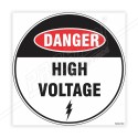 Danger High Voltage Floor Marking Sign| Protector FireSafety