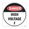 Danger High Voltage Floor Marking Sign| Protector FireSafety
