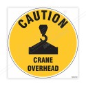 Caution Crane Overhead Floor Marking Sign| Protector FireSafety