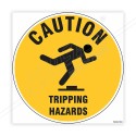 Caution Tripping Hazard Floor Marking Sign| Protector FireSafety