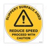 Slippery Surface Ahad Floor Marking Sign| Protector FireSafety