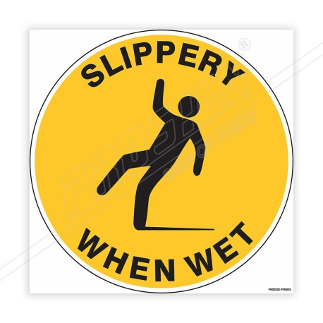 Slippery When Wet Floor Marking Sign| Protector FireSafety