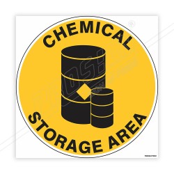 Chemical Storage Area Floor Marking Sign| Protector FireSafety