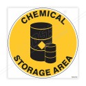 Chemical Storage Area Floor Marking Sign| Protector FireSafety