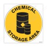 Chemical Storage Area Floor Marking Sign| Protector FireSafety