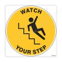 Watch Your Step Floor Marking Sign| Protector FireSafety