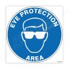 Eye Protection Area Floor Marking Sign| Protector FireSafety
