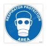 Respirator Protection Area Floor Marking Sign| Protector FireSafety