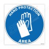 Hand Protection Area Floor Marking Sign| Protector FireSafety