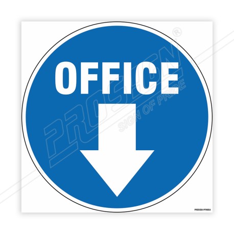 Office Down Arrow Floor Marking Sign| Protector FireSafety