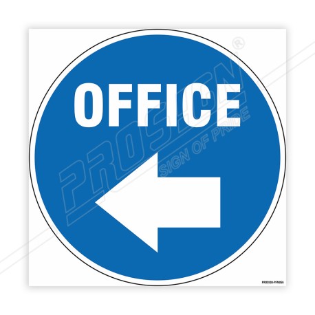 Office Left Arrow Floor Marking Sign | Protector FireSafety
