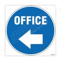 Office Left Arrow Floor Marking Sign | Protector FireSafety