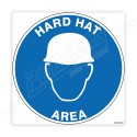 Hard Hat Area Floor Marking Sign| Protector FireSafety
