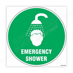 Emergency Shower Floor Marking Sign| Protector FireSafety