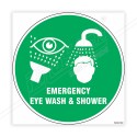 Emergency Eye Wash Shower Floor Marking Sign | Protector FireSafety