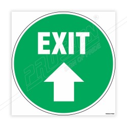 Exit Up Arrow Floor Marking Sign| Protector FireSafety