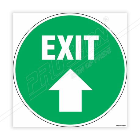 Exit Up Arrow Floor Marking Sign| Protector FireSafety