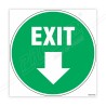 Exit Down Arrow Floor Marking Sign| Protector FireSafety