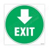 Exit Down Arrow Floor Marking Sign| Protector FireSafety