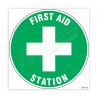 First Aid Station Floor Marking Sign| Protector FireSafety