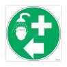 Emergency Kit & Shower Left Arrow Floor Marking Sign| Protector FireSafety