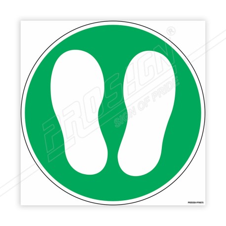 Pedestrian Floor Marking Sign| Protector FireSafety