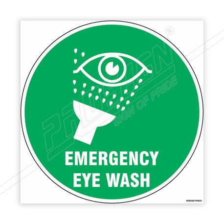 Emergency Eye Wash Floor Marking Sign| Protector FireSafety