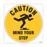 Caution Mind Your Step Floor Marking Sign| Protector FireSafety