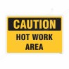 Hard Work Area Caution Sign| Protector FireSafety