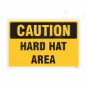 Hard Hat Area Caution Sign| Protector FireSafety