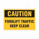 Forklift Traffic Keep Clear Caution Sign| Protector FireSafety