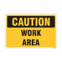 Work Area Caution Sign| Protector FireSafety