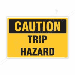 Trip Hazard Caution Sign| Protector FireSafety