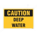 Deep Water Caution Sign| Protector FireSafety