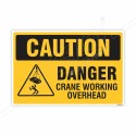 Danger Crane Working Overhead Caution Sign| Protector FireSafety