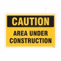 Area Under Construction Caution Sign| Protector FireSafety