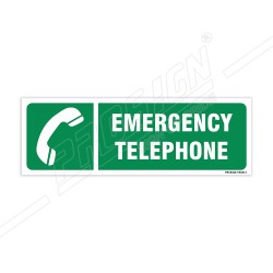 Emergency Telephone Sign| Protector FireSafety