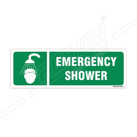 Emergency Shower Sign| Protector FireSafety